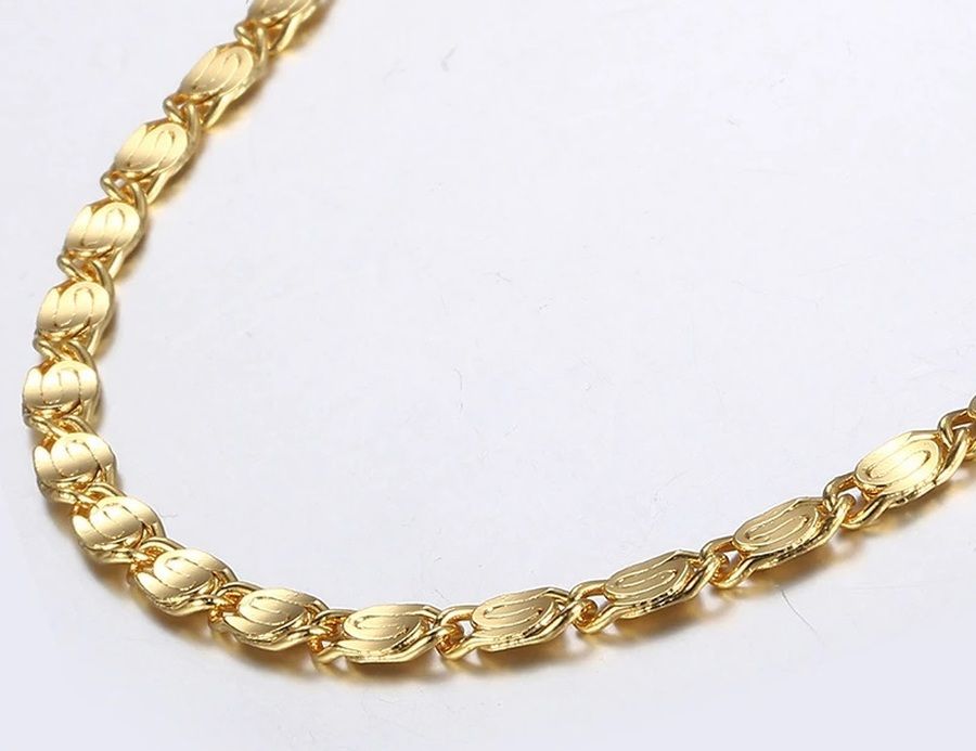 Elegance Nicol gold filled nyaklánc arany  fazonban 50 cm – 60 cm hosszúságban választható 4 mm széles